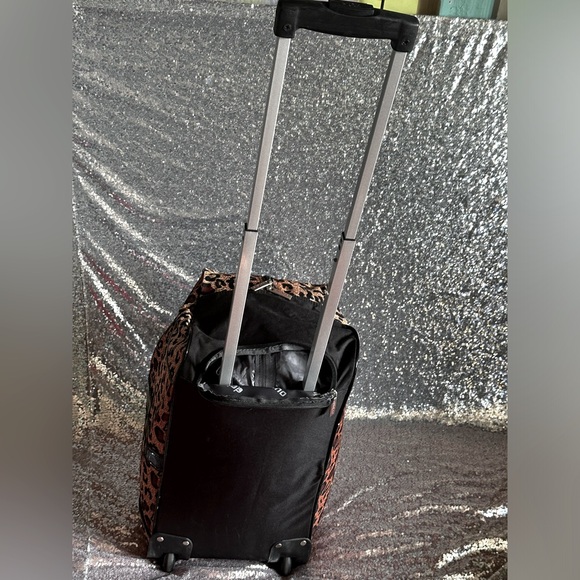 DEJUNO Large Cheetah Stripes Carry On Travel Bag Suitcase - Picture 9 of 16